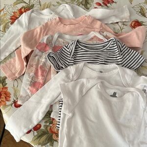 Assorted Baby body suits - slight stains